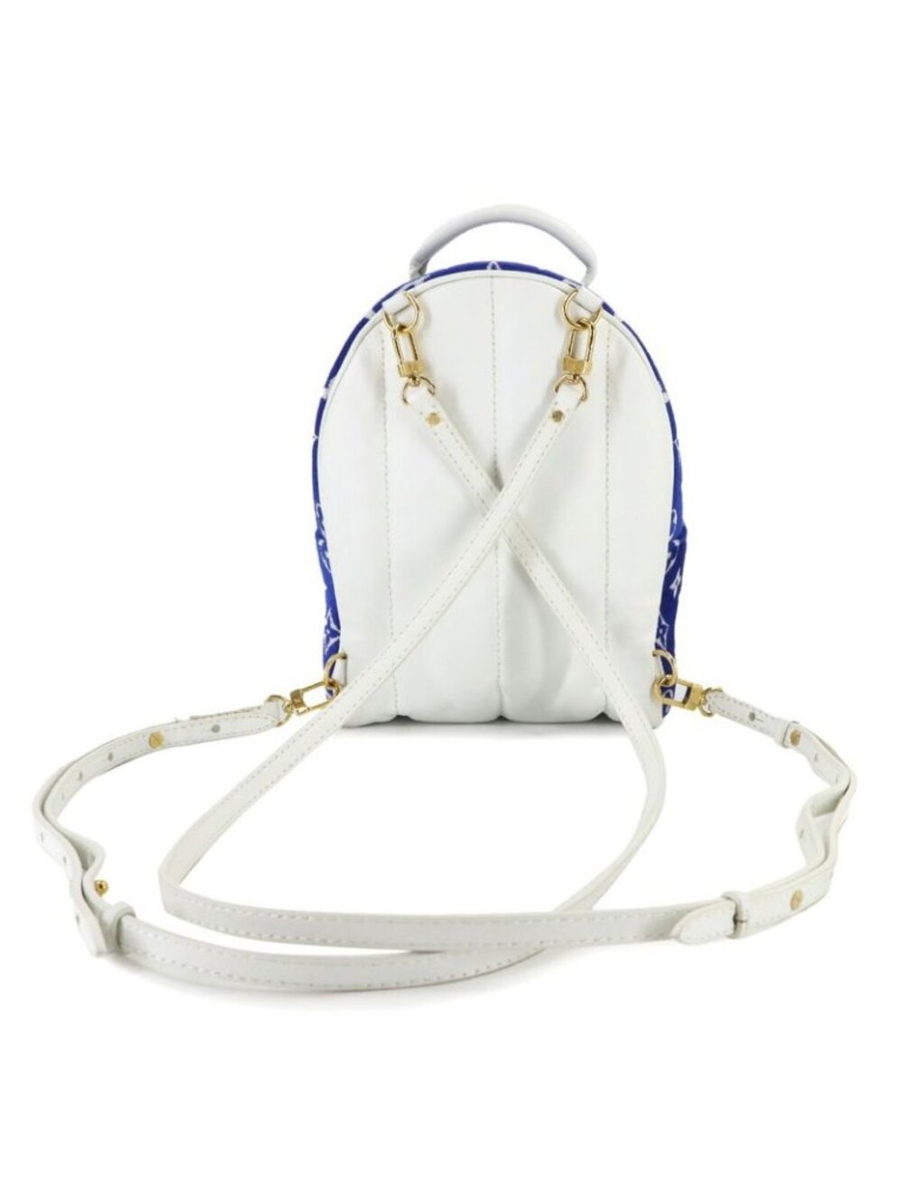 Louis Vuitton LV Match Monogram Jacquard Velvet Palm Spring Backpack Mini - Picture 3 of 9